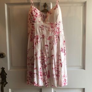 White and pink dress